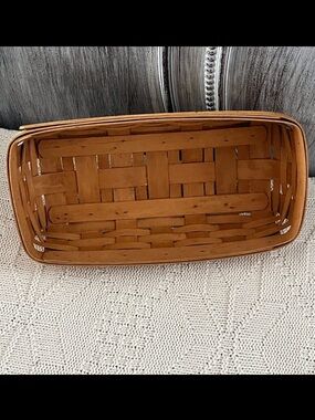 Iconic 1996 Longaberger Serving Basket Bread Classic stain